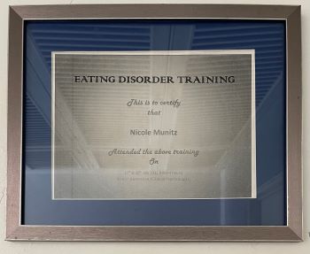 Nikki Munitz - Eating disorder training -